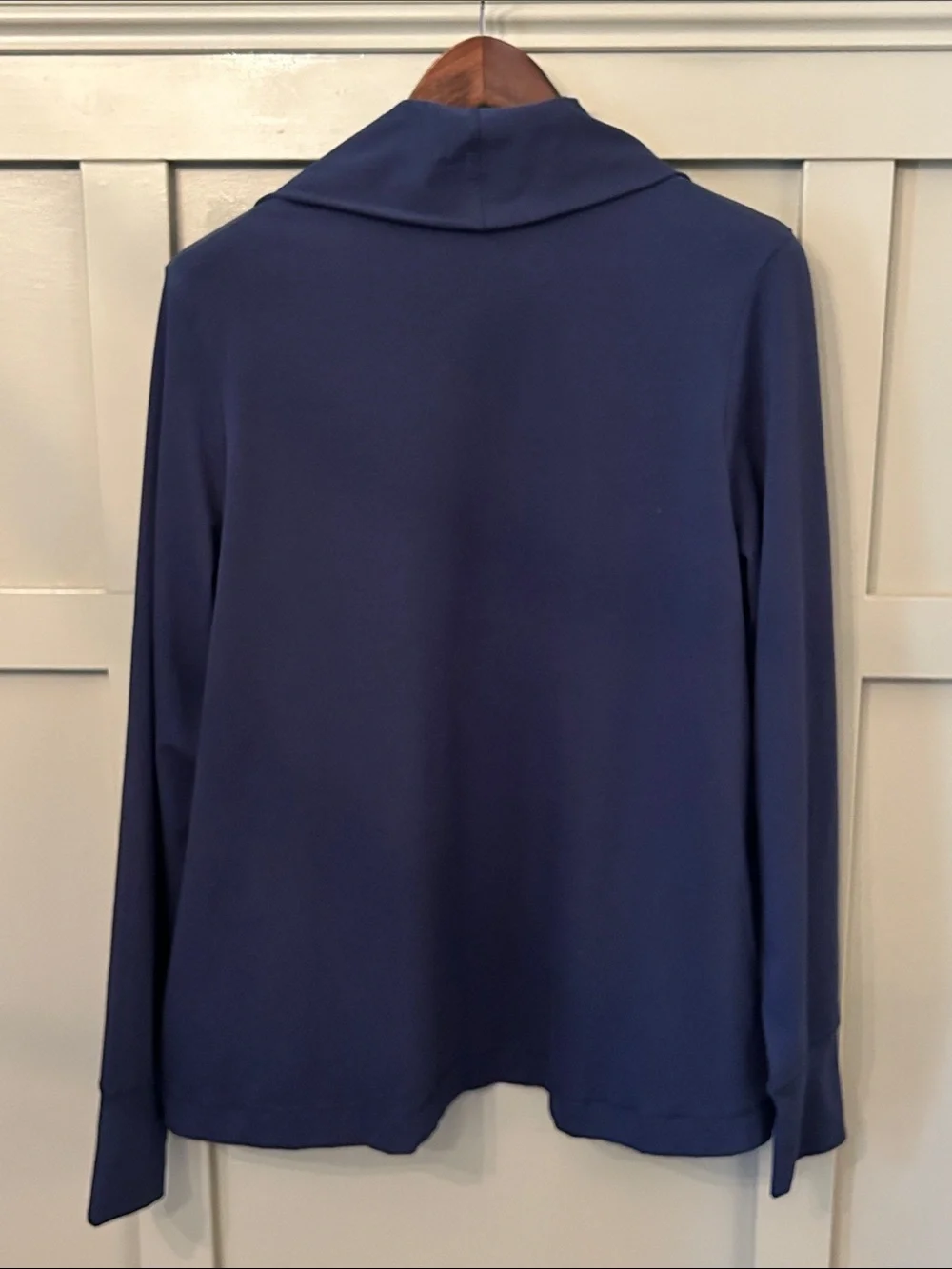 Pact Organic Cotton Luxe Signature Swing Cardigan Navy Blue Size XL New NWT